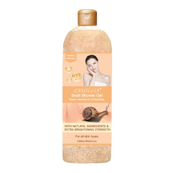 snail white shower gel