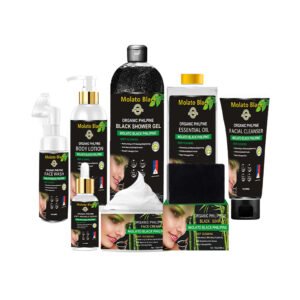black bath shower set