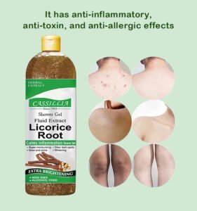 whitening licorice root shower gel​