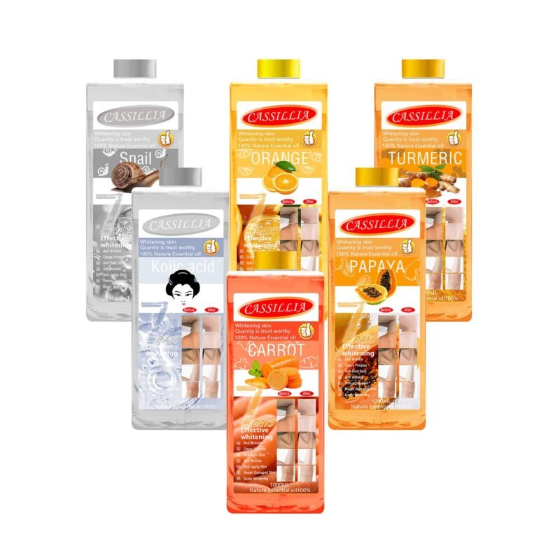 organic brightening body oil