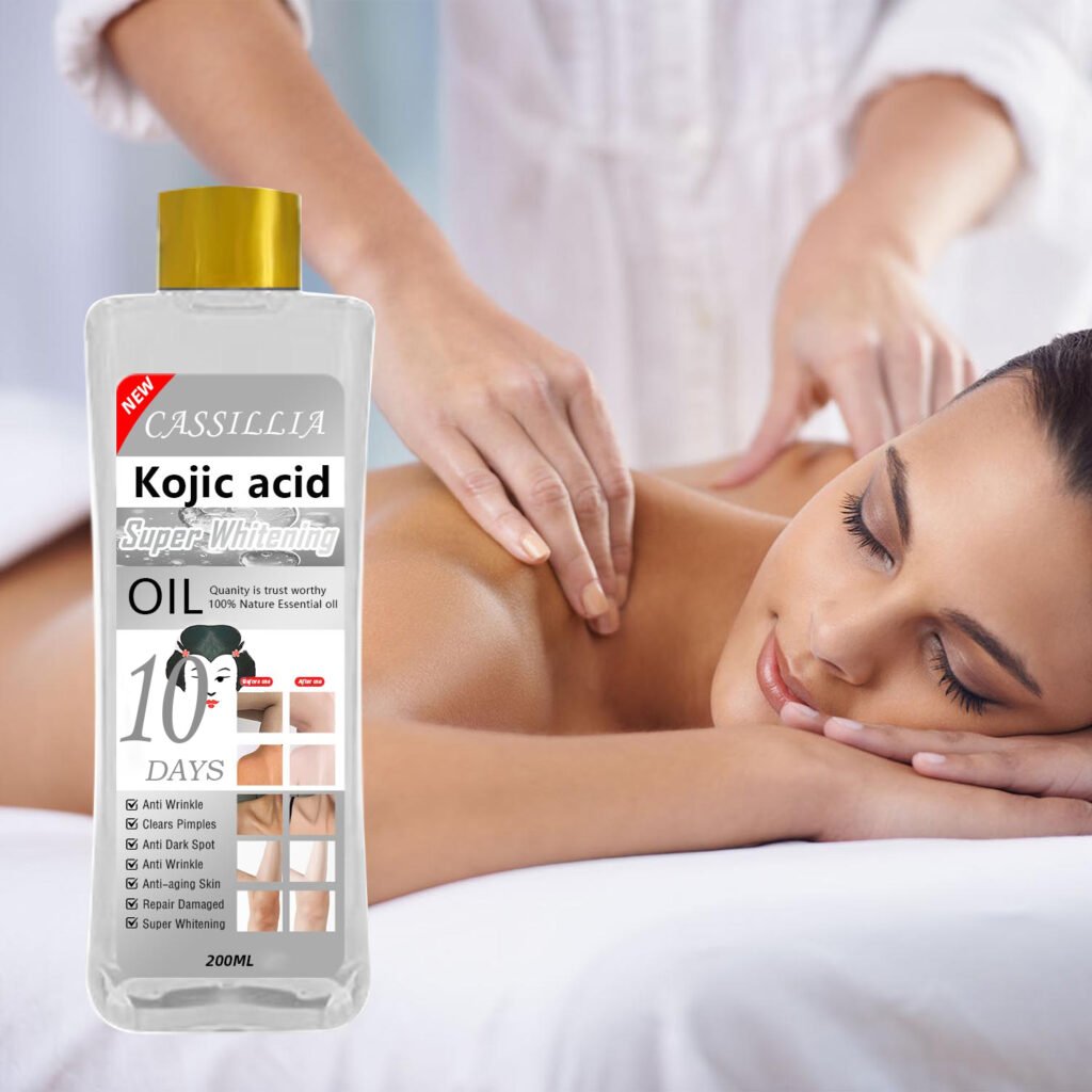 kojic acid body oil for dry skin