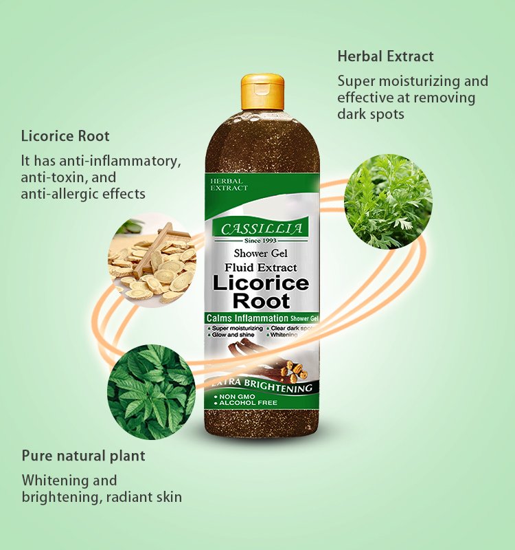 licorice root body wash benefits