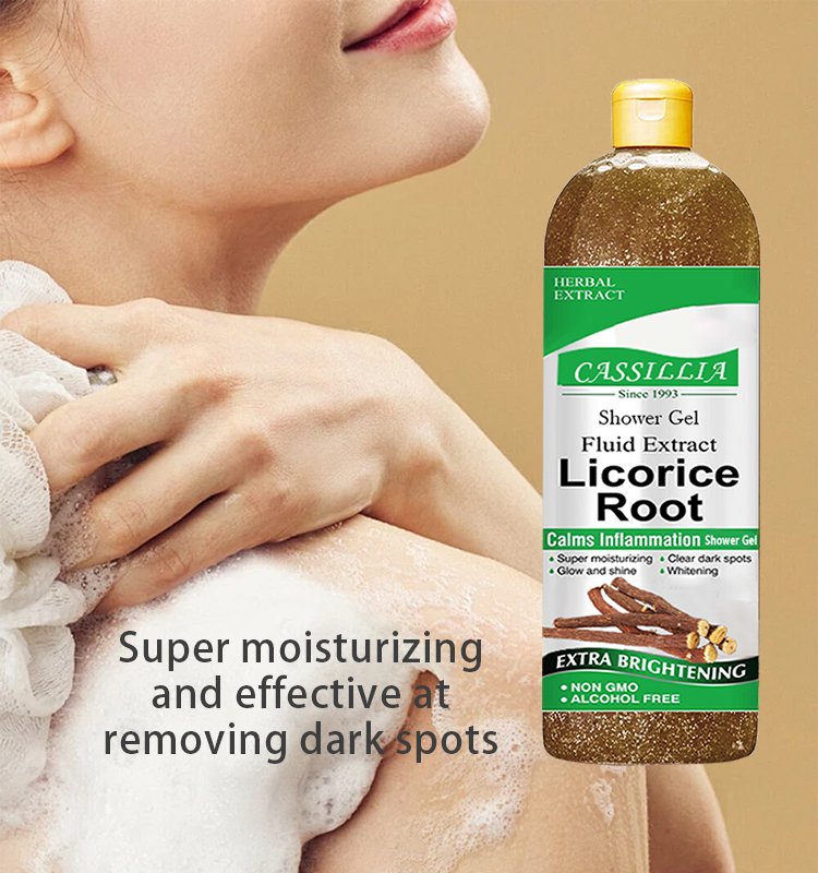 Licorice root body wash