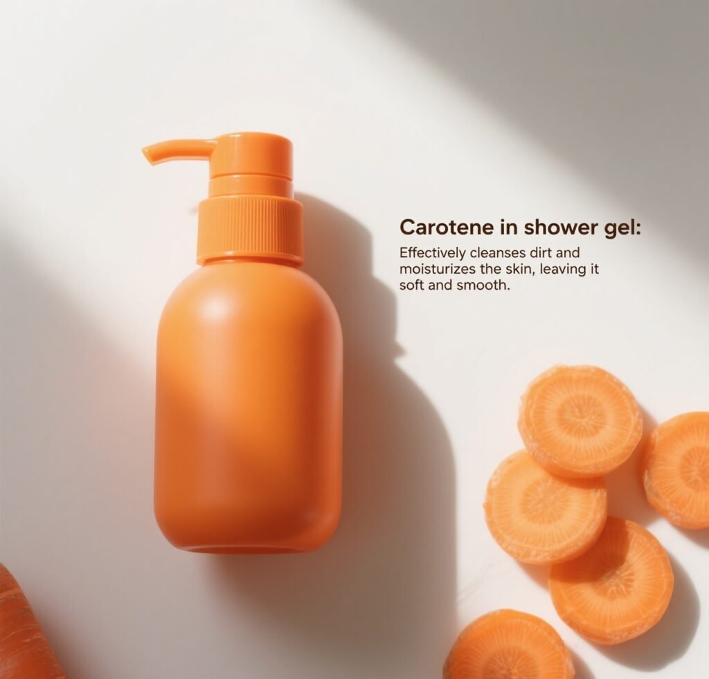 Carotene in Shower Gel