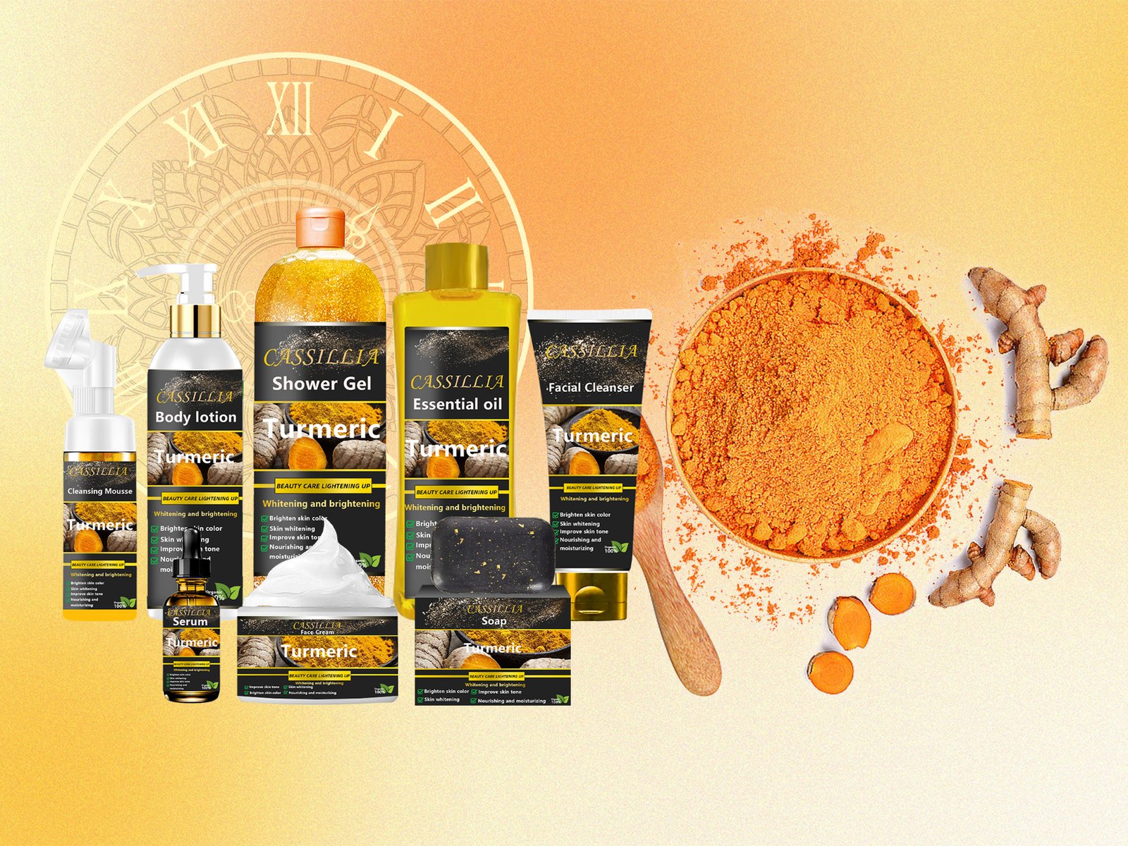 turmeric skin car product