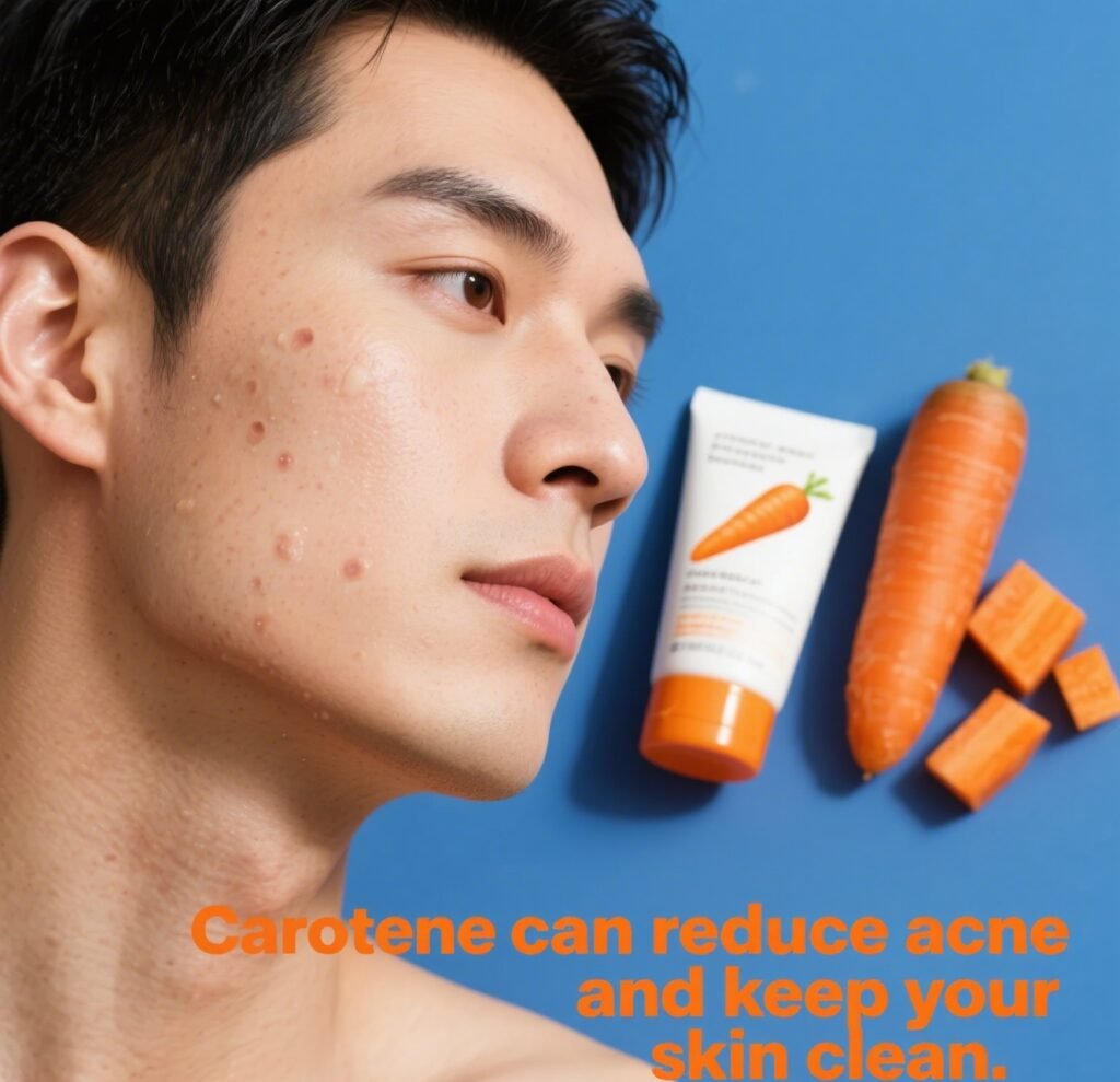 Carotene in face wash