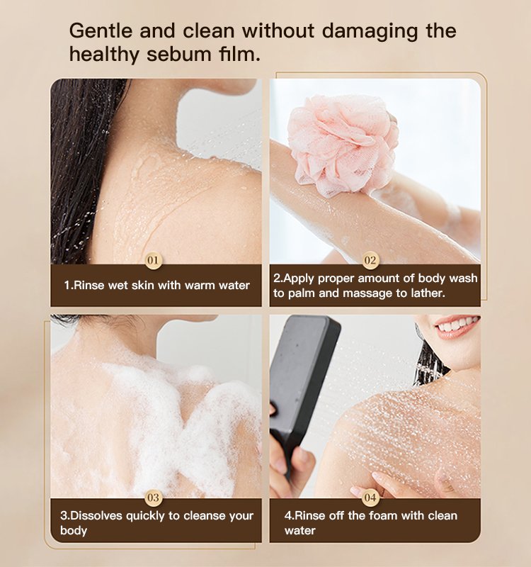 extract shower gel effects