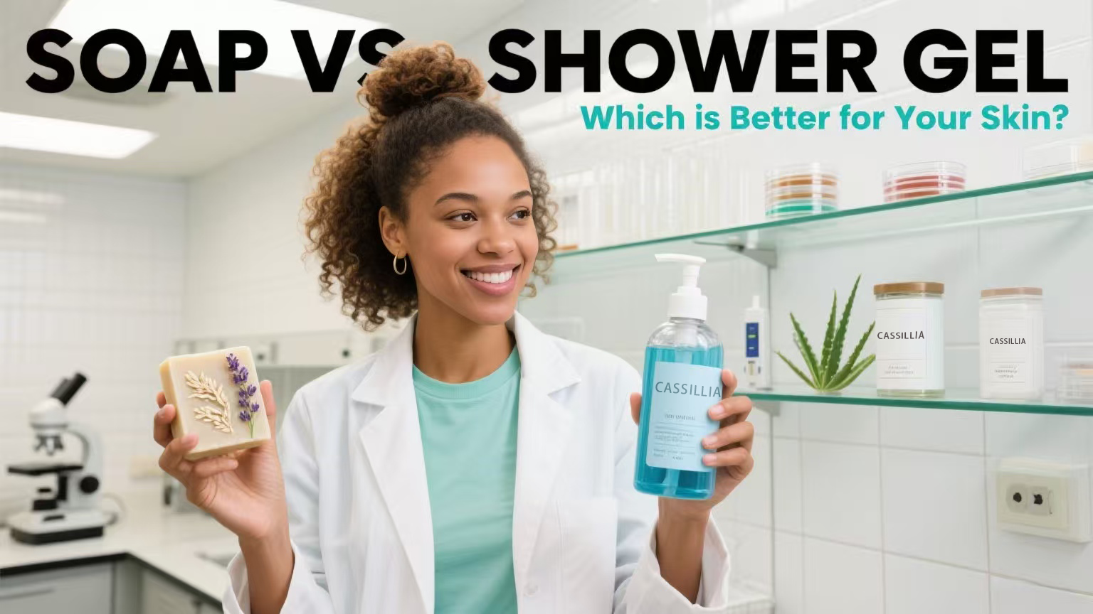 soap or shower gel