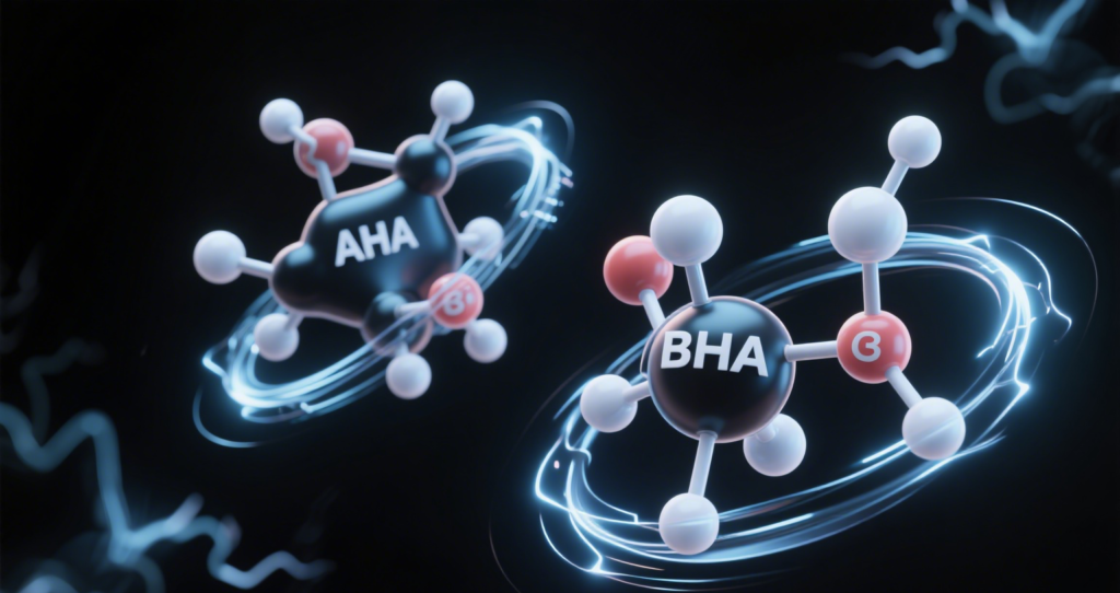 AHAs & BHAs skincare products