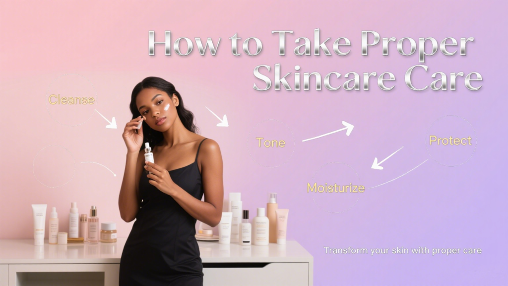 How to Take Proper Skincare Products