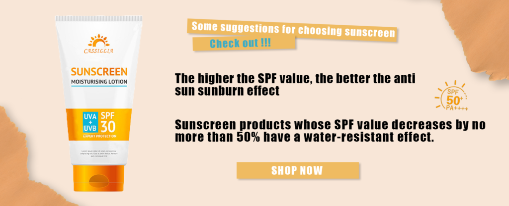 sunscreen for face