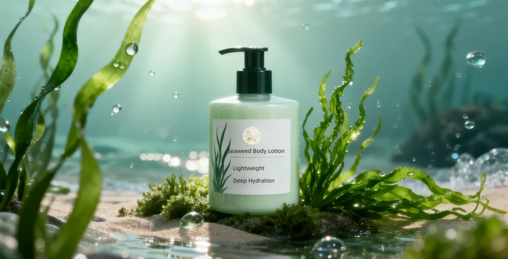 seaweed in skincare body lotion