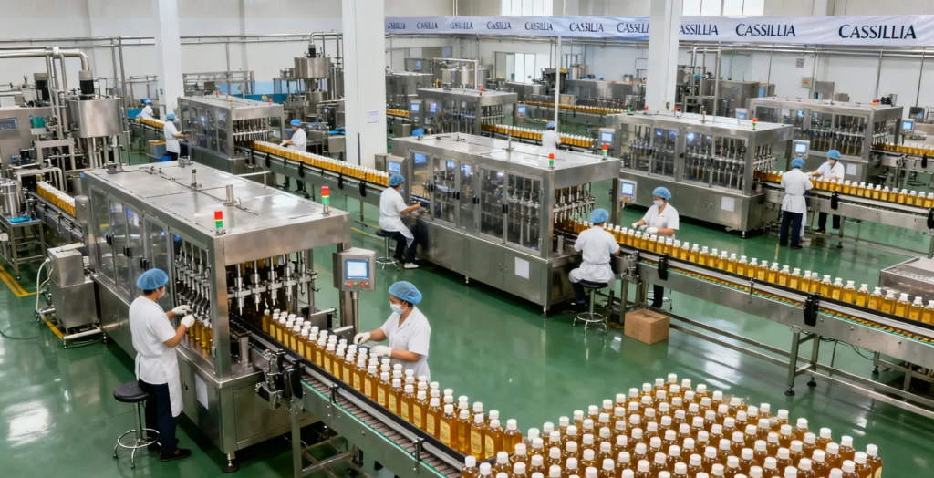 sesame oil skincare factory