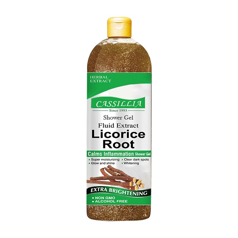 licorice root shower gel