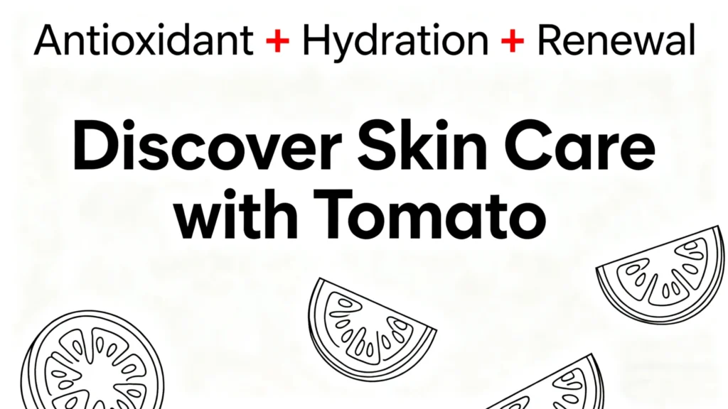 benefits of tomato on face