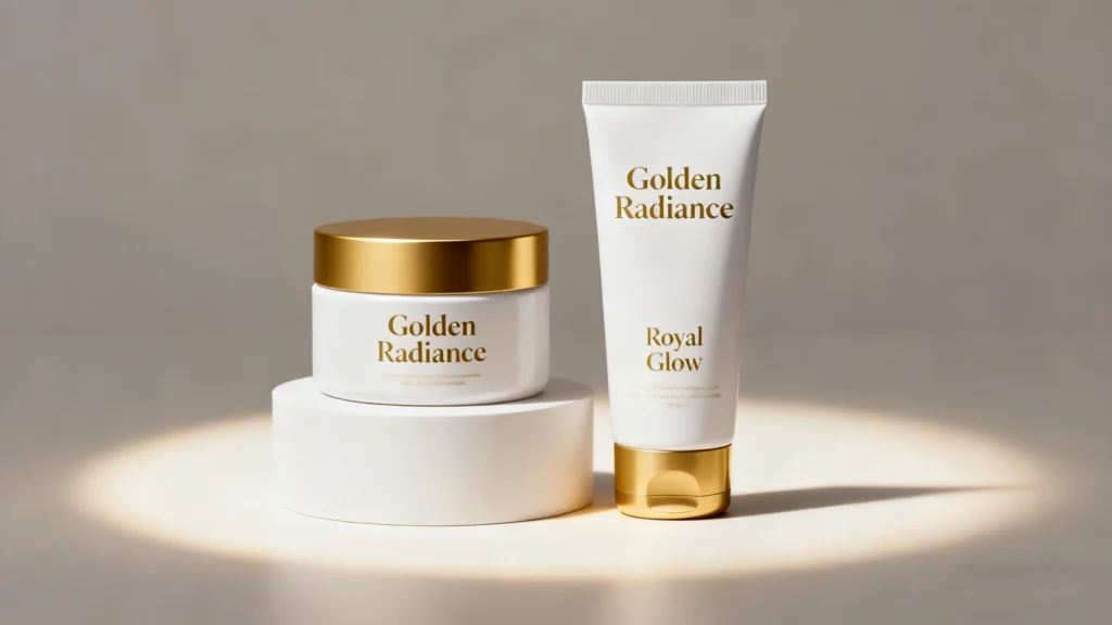 golden skin care product