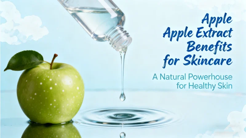 apple extract natural skin care products