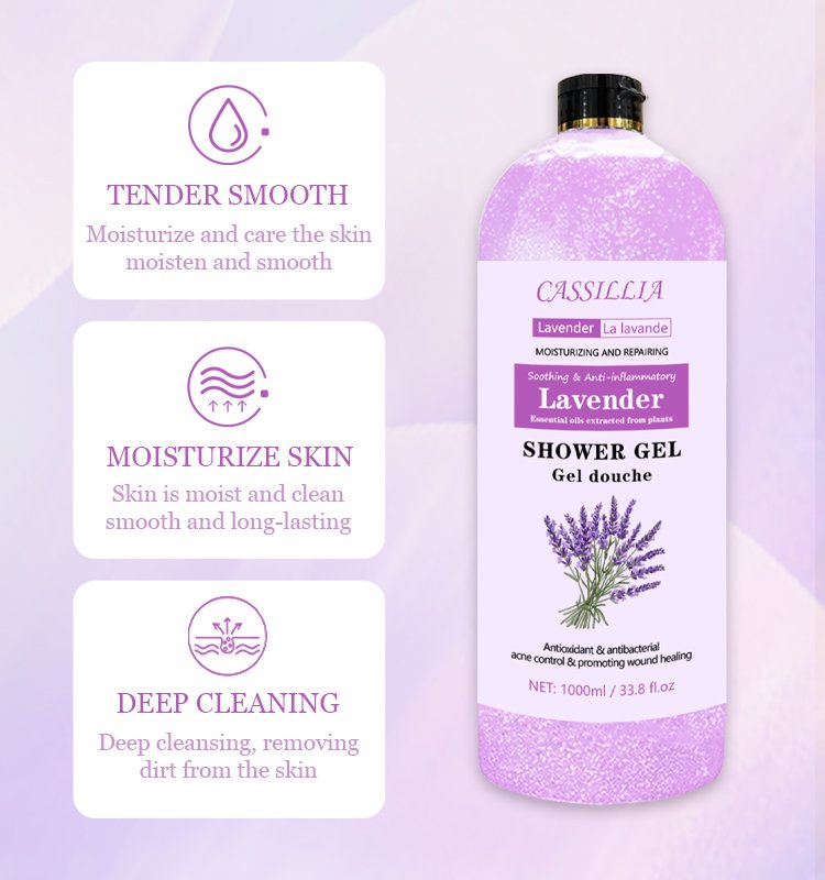 natural lavender vanilla body wash for women