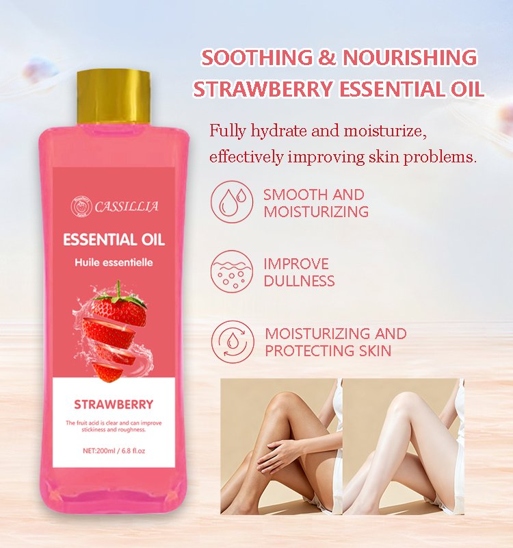 strawberry essential oil for all skin tones