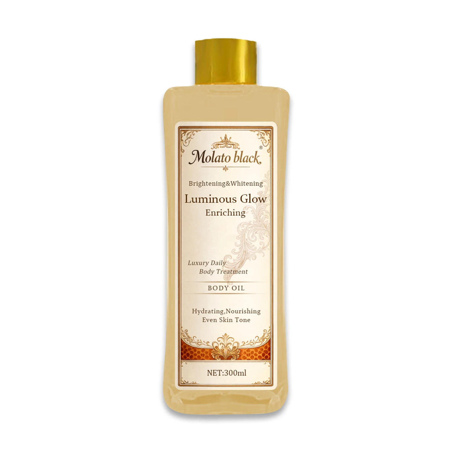 luminous glow body massage oil​
