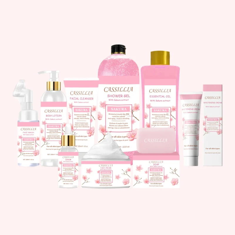 japan sakura skin care set