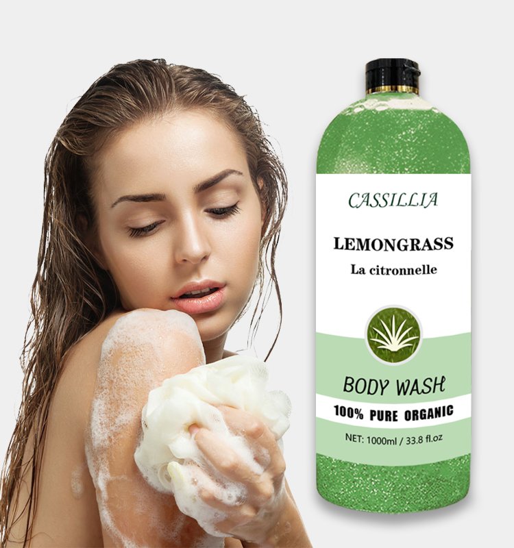 1000ml lemongrass body wash for men and women