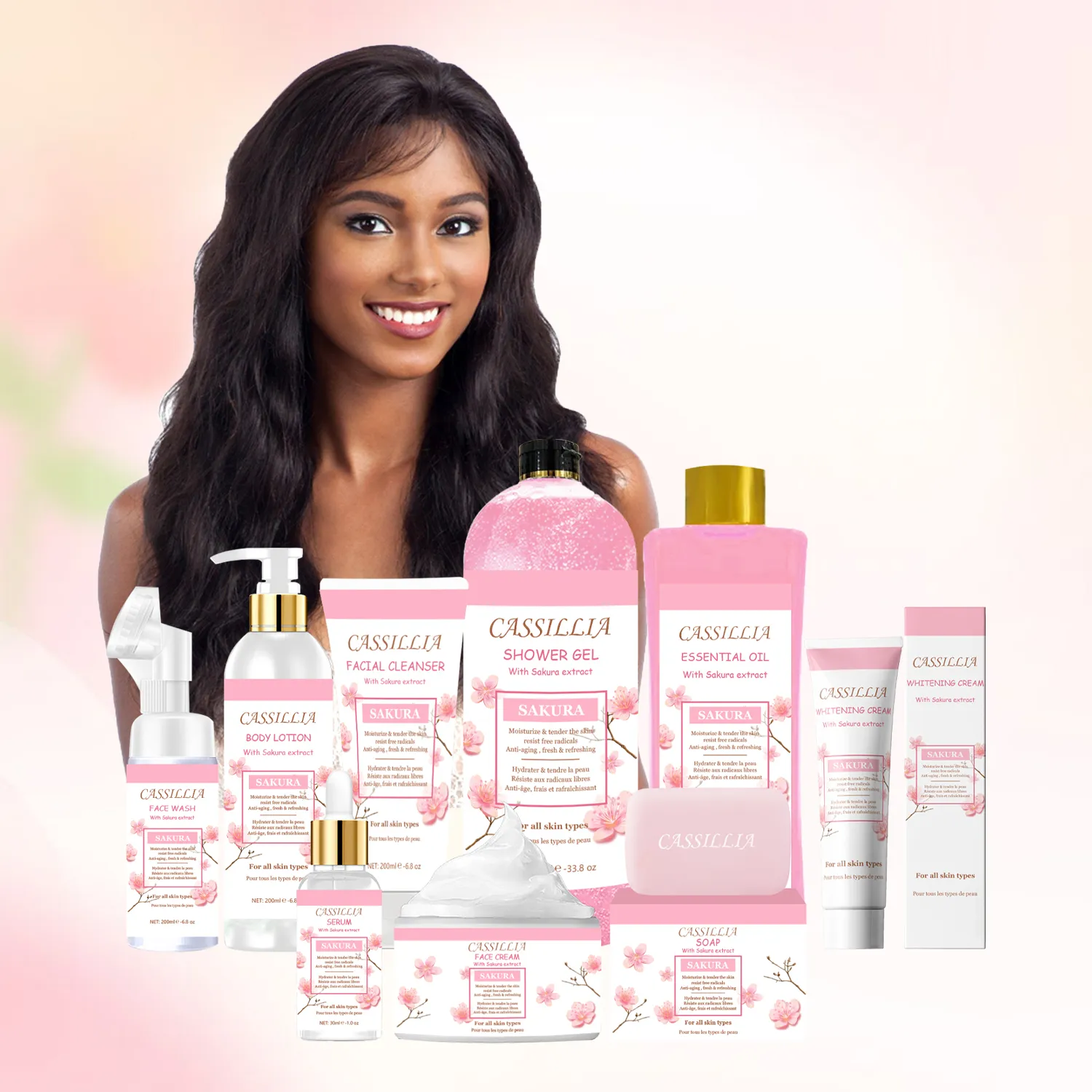japan sakura skincare set