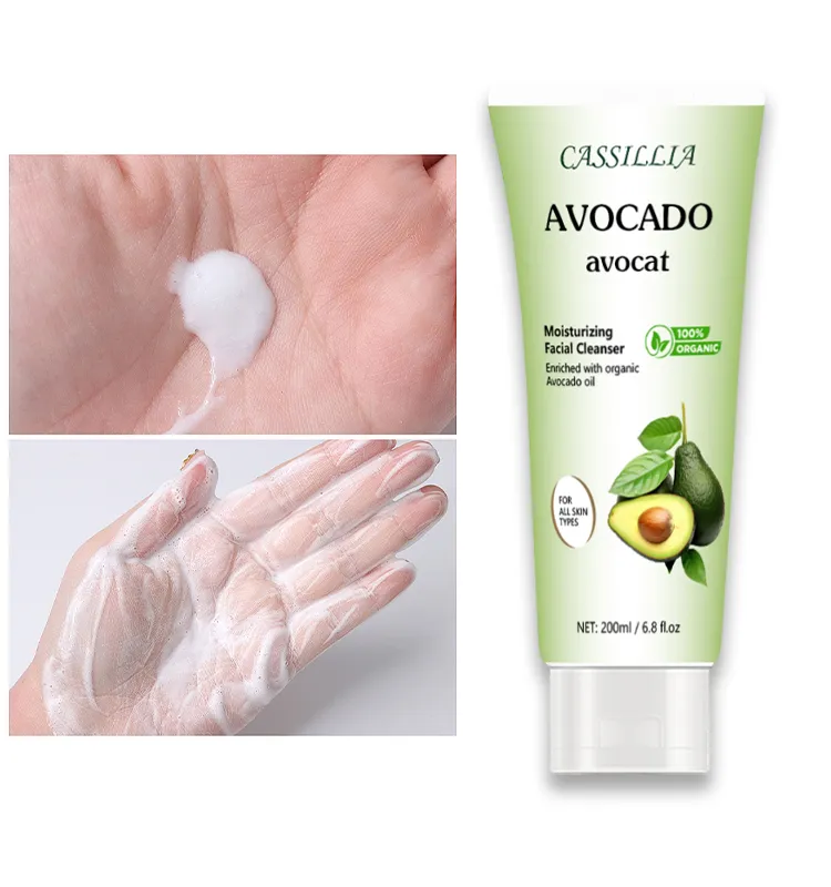 avocado face wash product