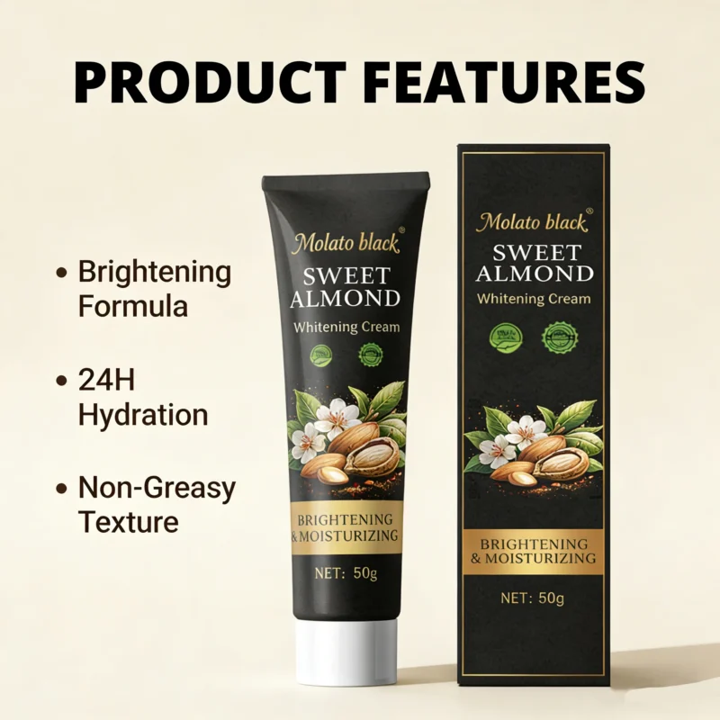 almond whitening face cream
