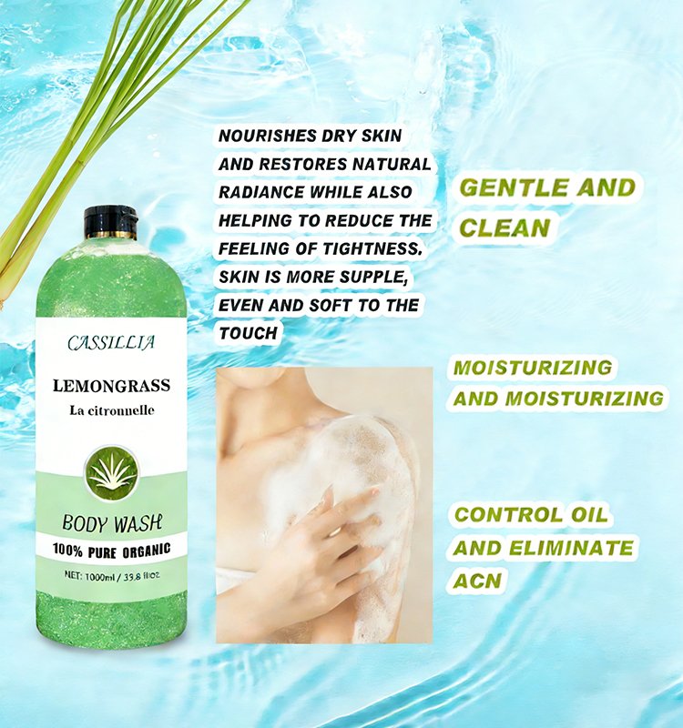 lather bamboo lemongrass body wash 