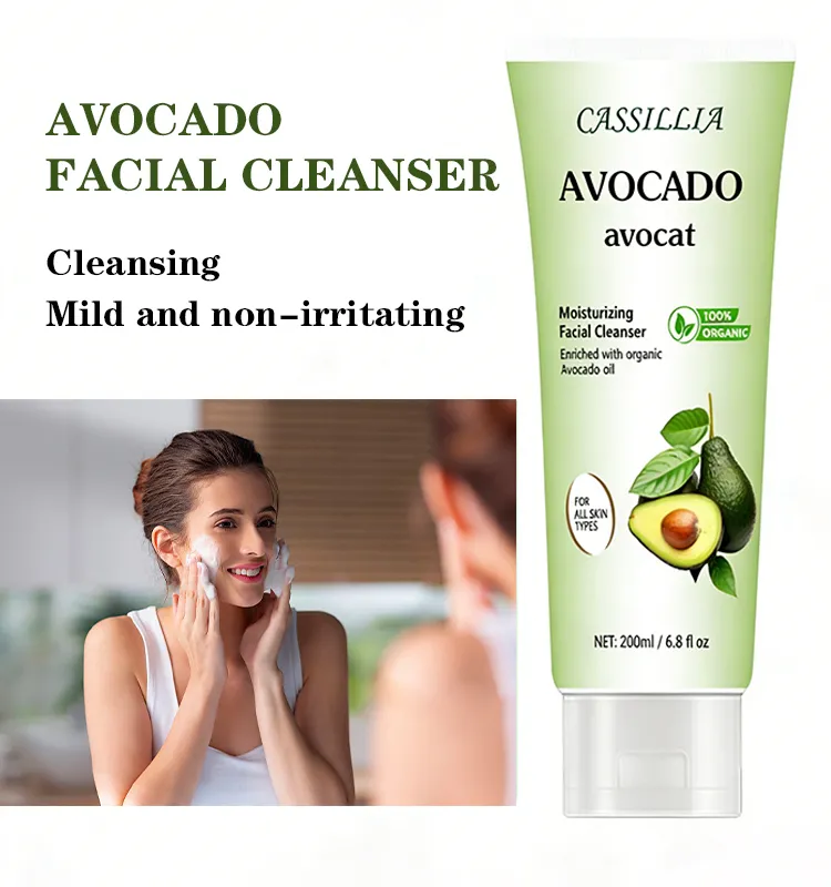 avocado face wash daily facial cleansing usage