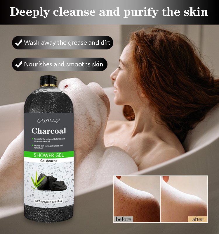 body wash with charcoal