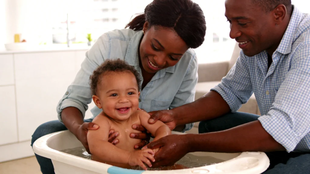 baby body wash and shampoo