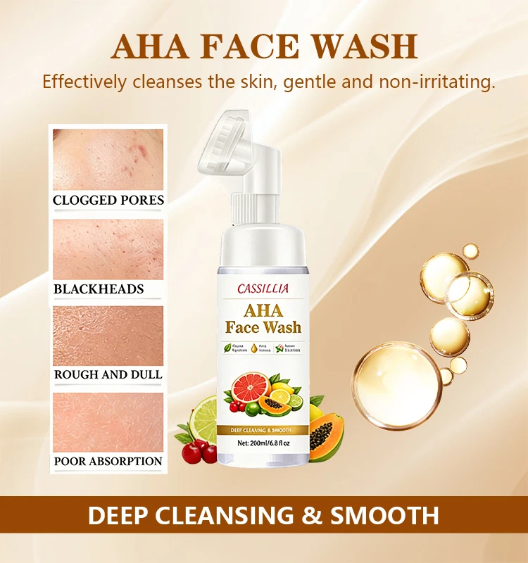 best aha face wash