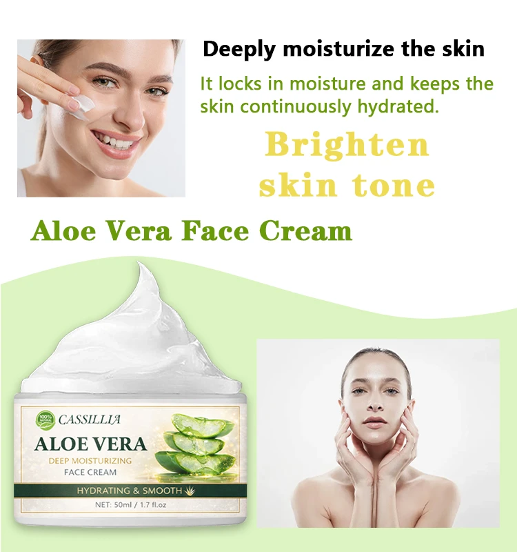 aloe vera cream for the face