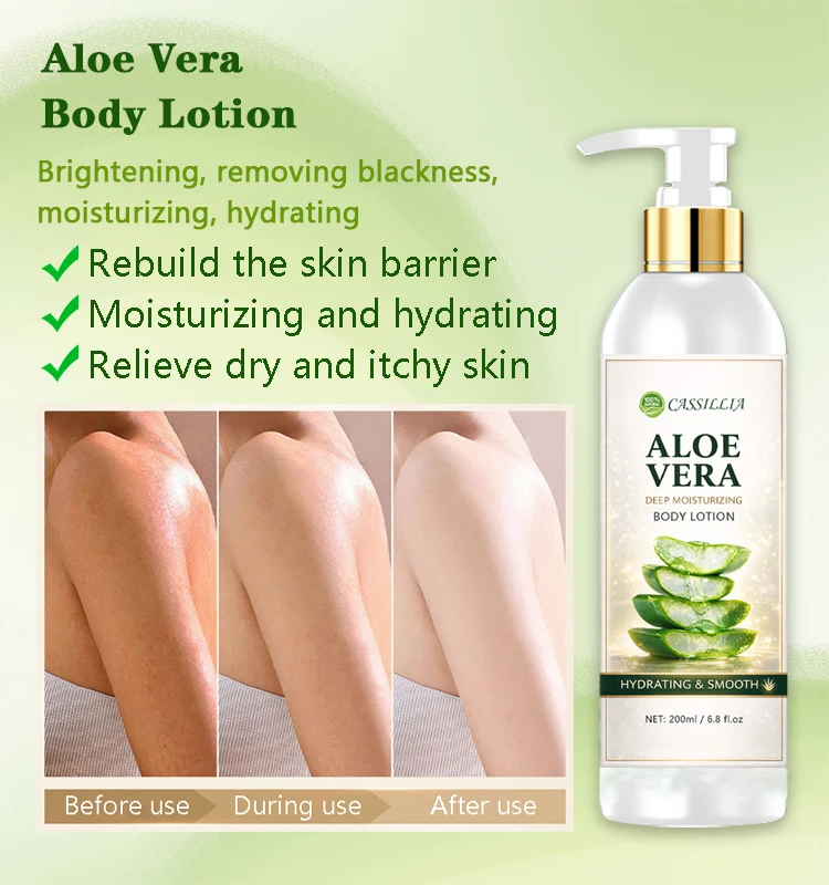 aloe vera lotion for body care