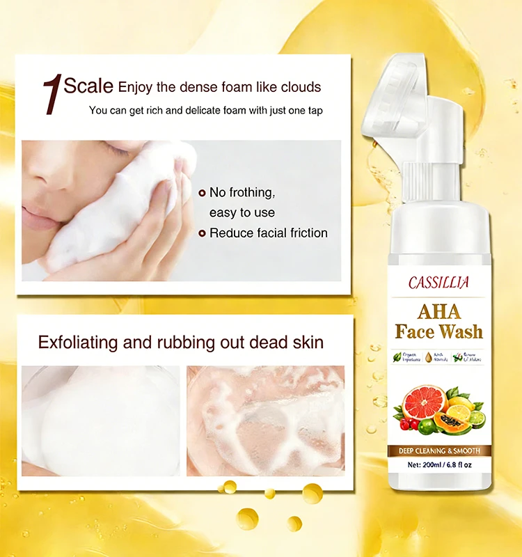 aha bha exfoliating face wash​