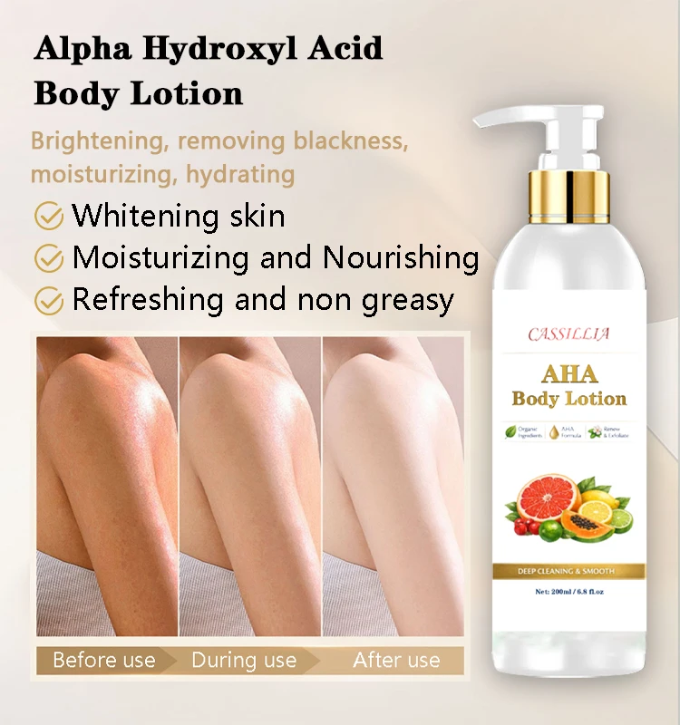 best aha body lotion