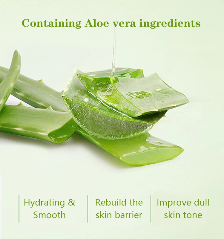 aloe vera gel as face cream