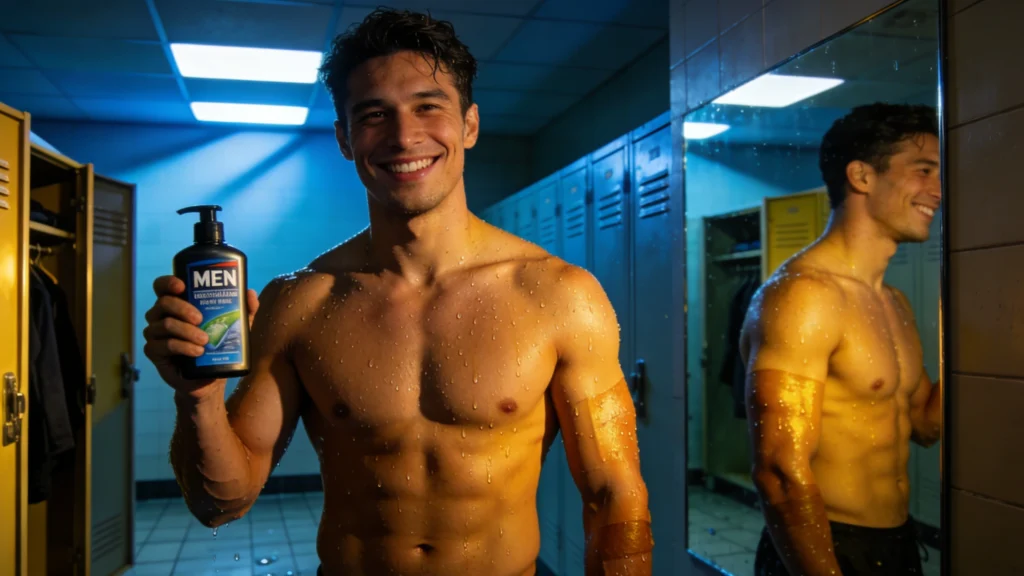 men's antibacterial body wash