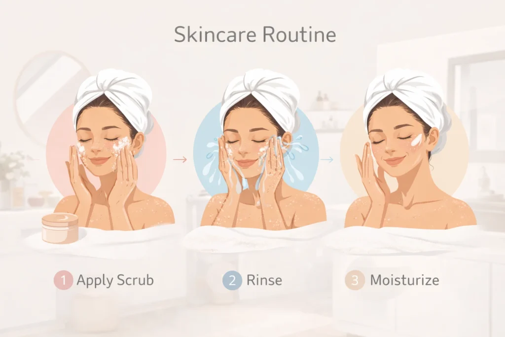 how often to use body scrub