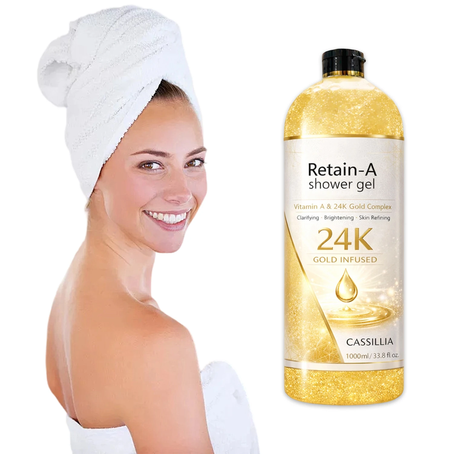 24k gold body wash