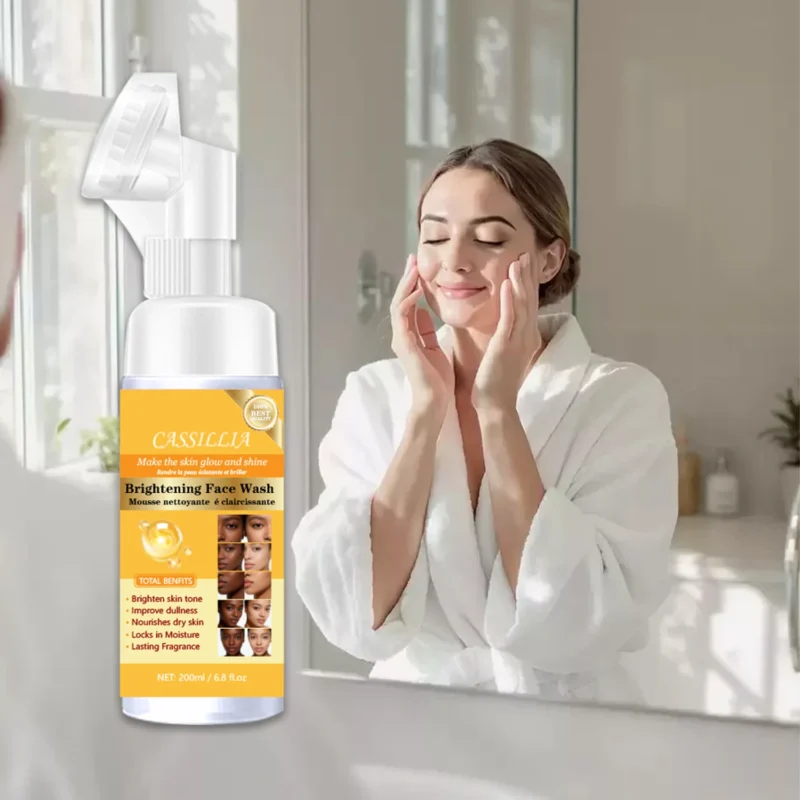 brightening face wash