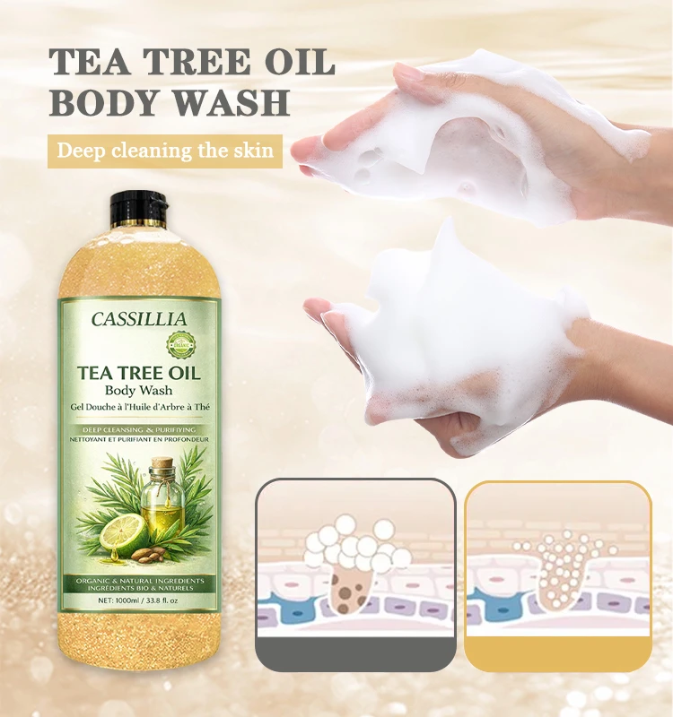 body wash with tea tree oil