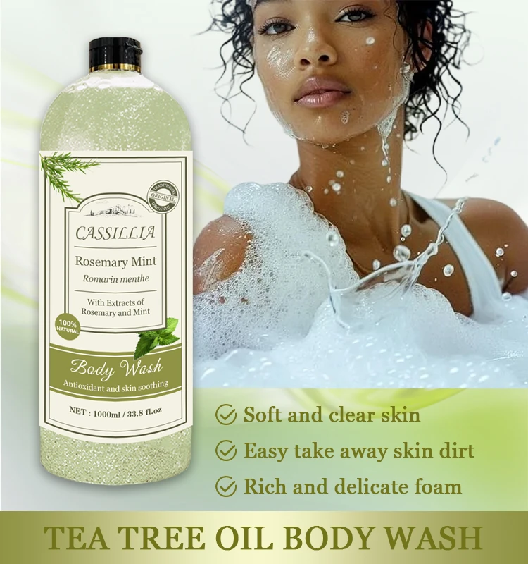 rosemary and mint body wash