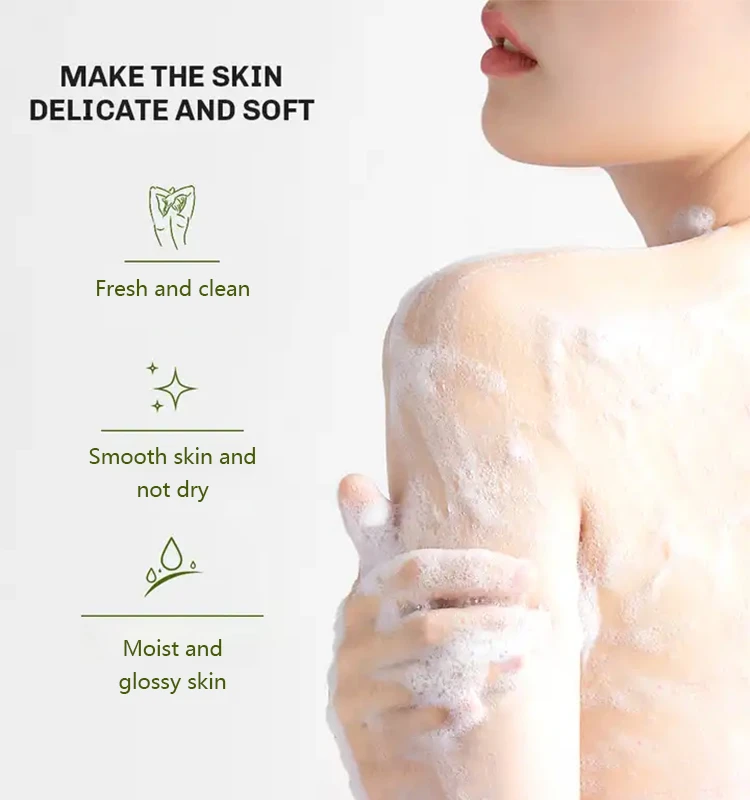 hydrated smooth skin after body wash use