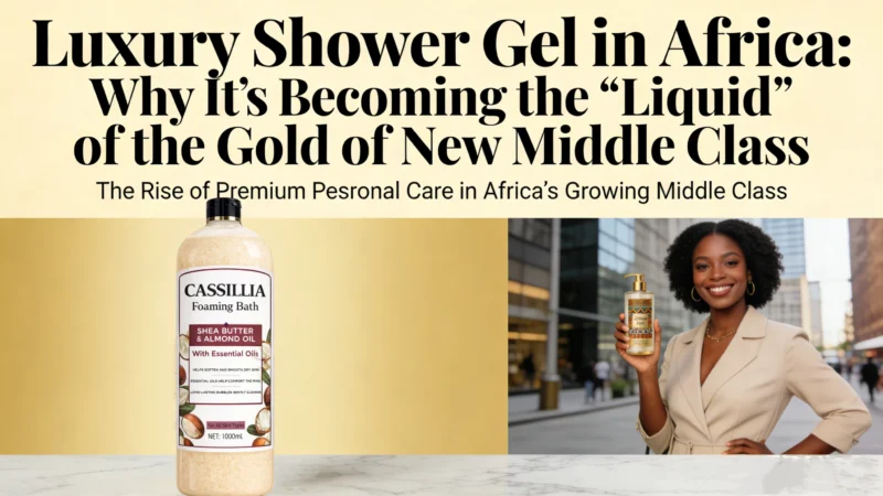 luxury bath and shower gel