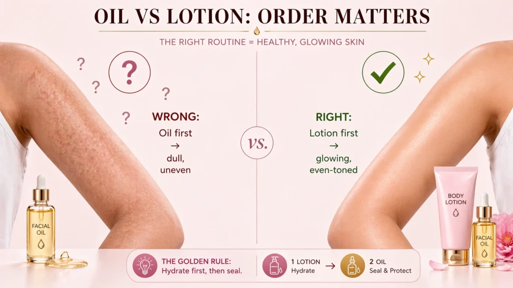 is lotion or body oil better