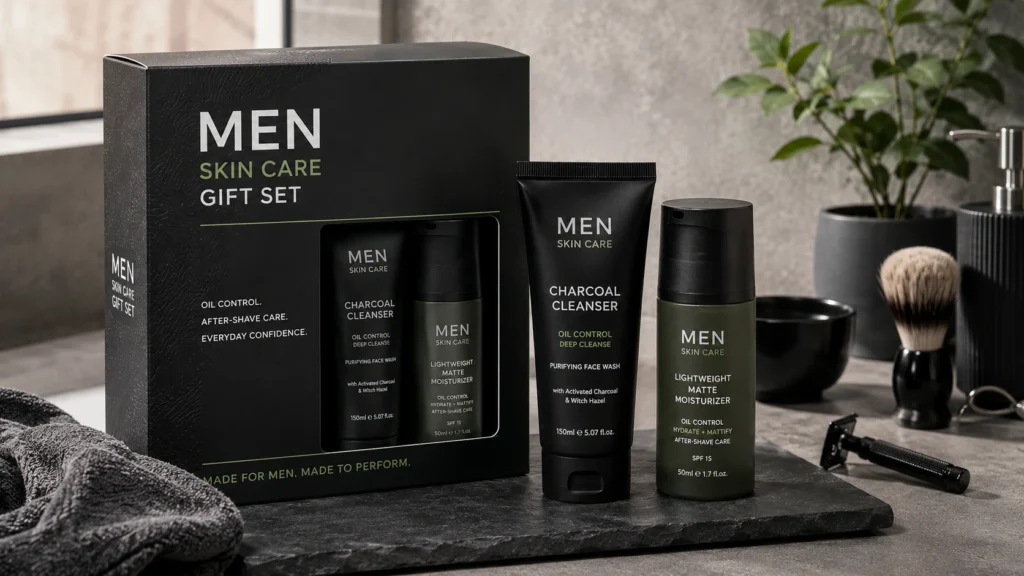 men skin care gift set