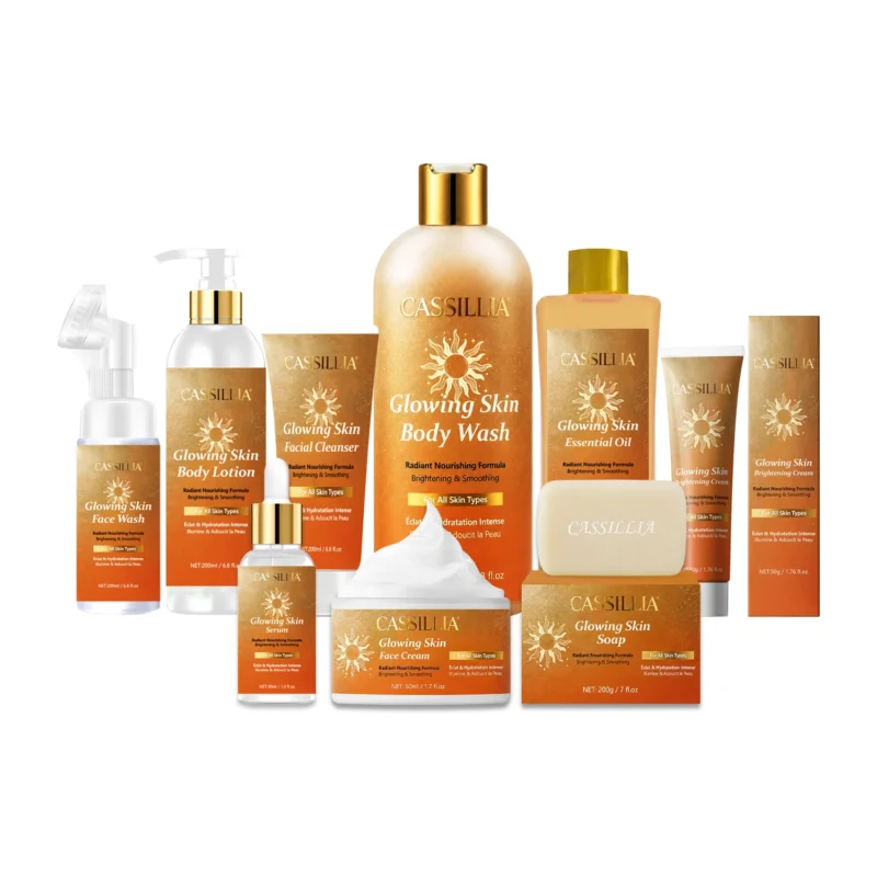 glowing skin care set